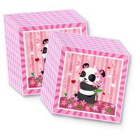 Panda Birthday Party Tableware Kit For 16 Guests - BirthdayGalore.com