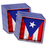 Puerto Rican Flag Birthday Party Tableware Kit For 16 Guests