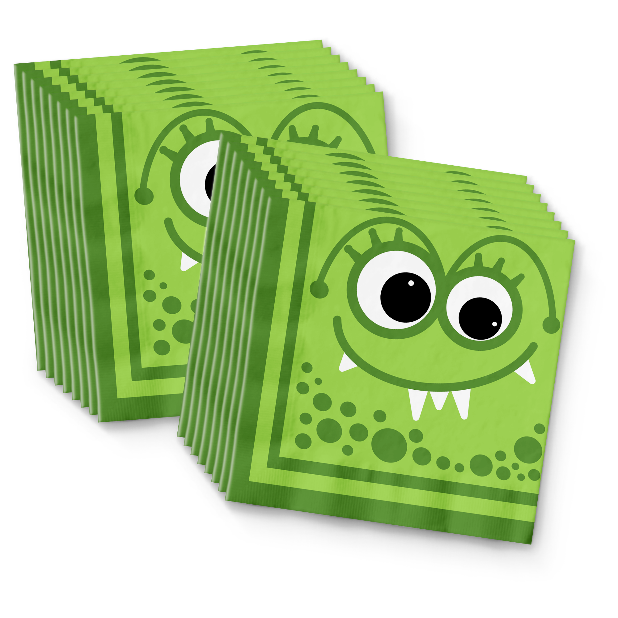 Mighty Monster Birthday Party Tableware Kit For 16 Guests - BirthdayGalore.com