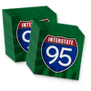 Tractor Trailer Birthday Party Tableware Kit For 16 Guests