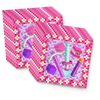 Girl Mining Pixel Birthday Party Tableware Kit For 16 Guests - BirthdayGalore.com
