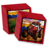 Red Tractor Birthday Party Tableware Kit For 16 Guests