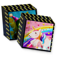 Unicorns and Dions Joint Birthday Party Tableware Kit For 16 Guests