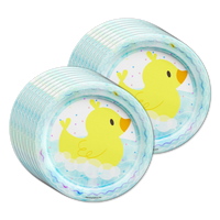 Rubber Ducky Birthday Party Tableware Kit For 16 Guests