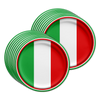 Italian Flag Birthday Party Tableware Kit For 16 Guests - BirthdayGalore.com