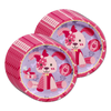 Pink Girl Puppy Dog Birthday Party Tableware Kit For 16 Guests - BirthdayGalore.com