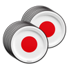 Japan Flag Birthday Party Tableware Kit For 16 Guests