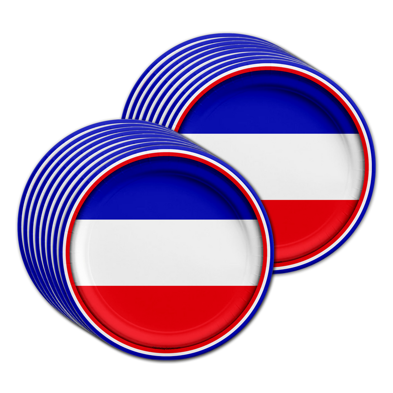 Russian Flag Birthday Party Tableware Kit For 16 Guests