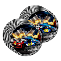 Race Day Birthday Party Tableware Kit For 16 Guests