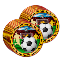 Soccer Birthday Party Tableware Kit For 16 Guests