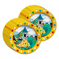 Mythical Dragon Birthday Party Tableware Kit For 16 Guests - BirthdayGalore.com