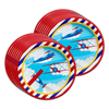 Airplane Birthday Party Tableware Kit For 16 Guests - BirthdayGalore.com