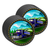 Tractor Trailer Birthday Party Tableware Kit For 16 Guests