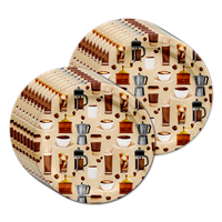 Coffee Birthday Party Tableware Kit For 16 Guests
