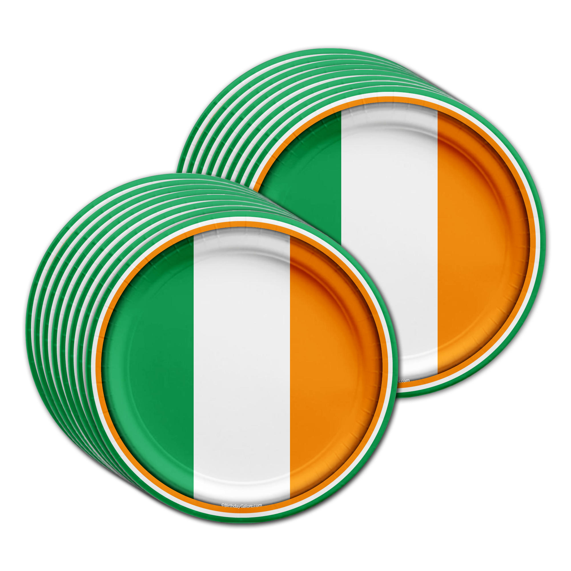 Irish Flag Birthday Party Tableware Kit For 16 Guests
