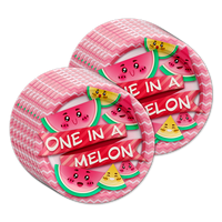 One in a Melon 1st Birthday Party Tableware Kit For 16 Guests - BirthdayGalore.com