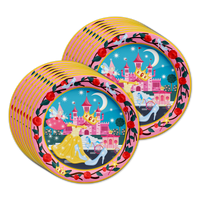 Princess Fairytale Birthday Party Tableware Kit For 16 Guests - BirthdayGalore.com