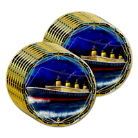 Titanic Birthday Party Tableware Kit For 16 Guests