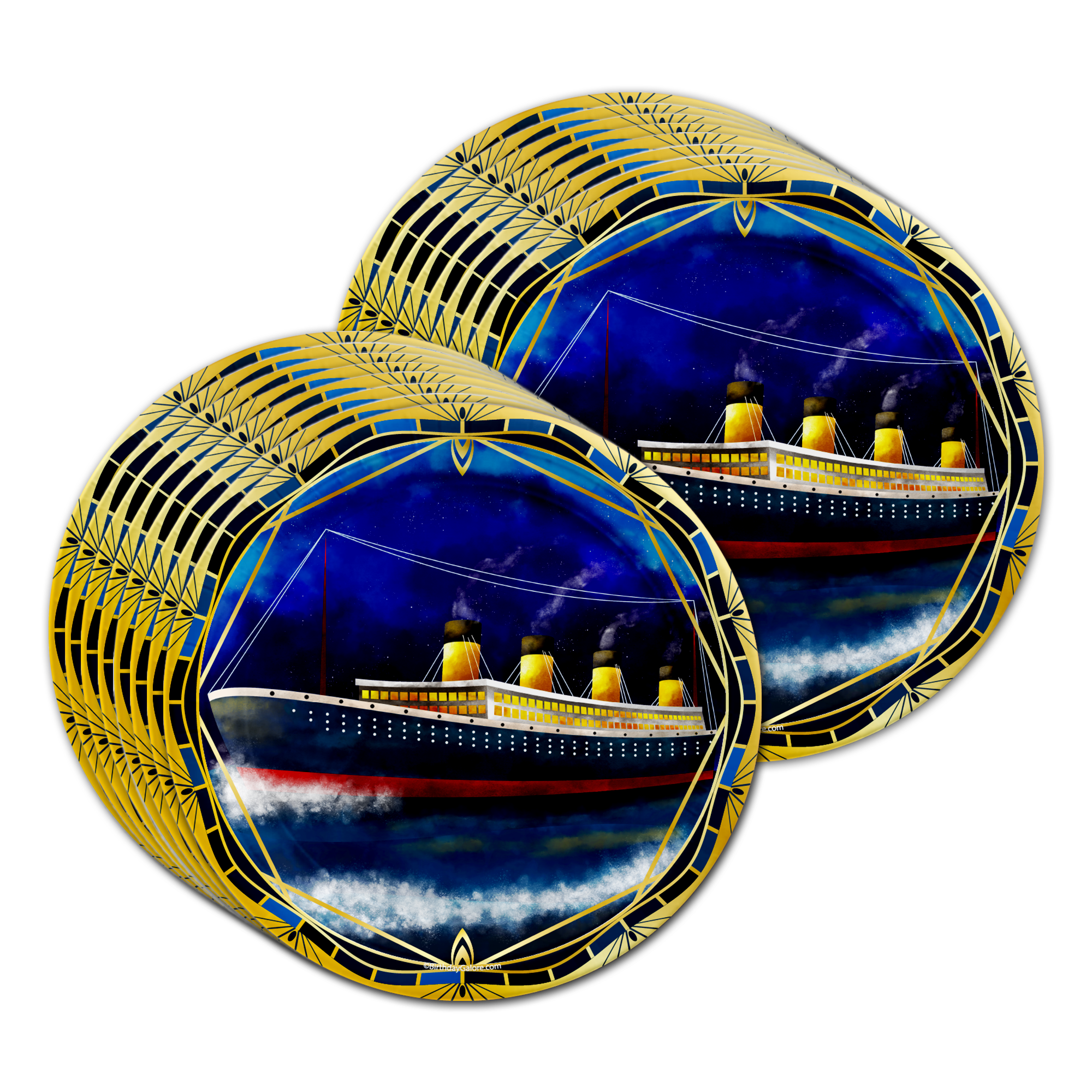 Titanic Birthday Party Tableware Kit For 16 Guests