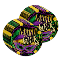 Mardi Gras Birthday Party Tableware Kit For 16 Guests