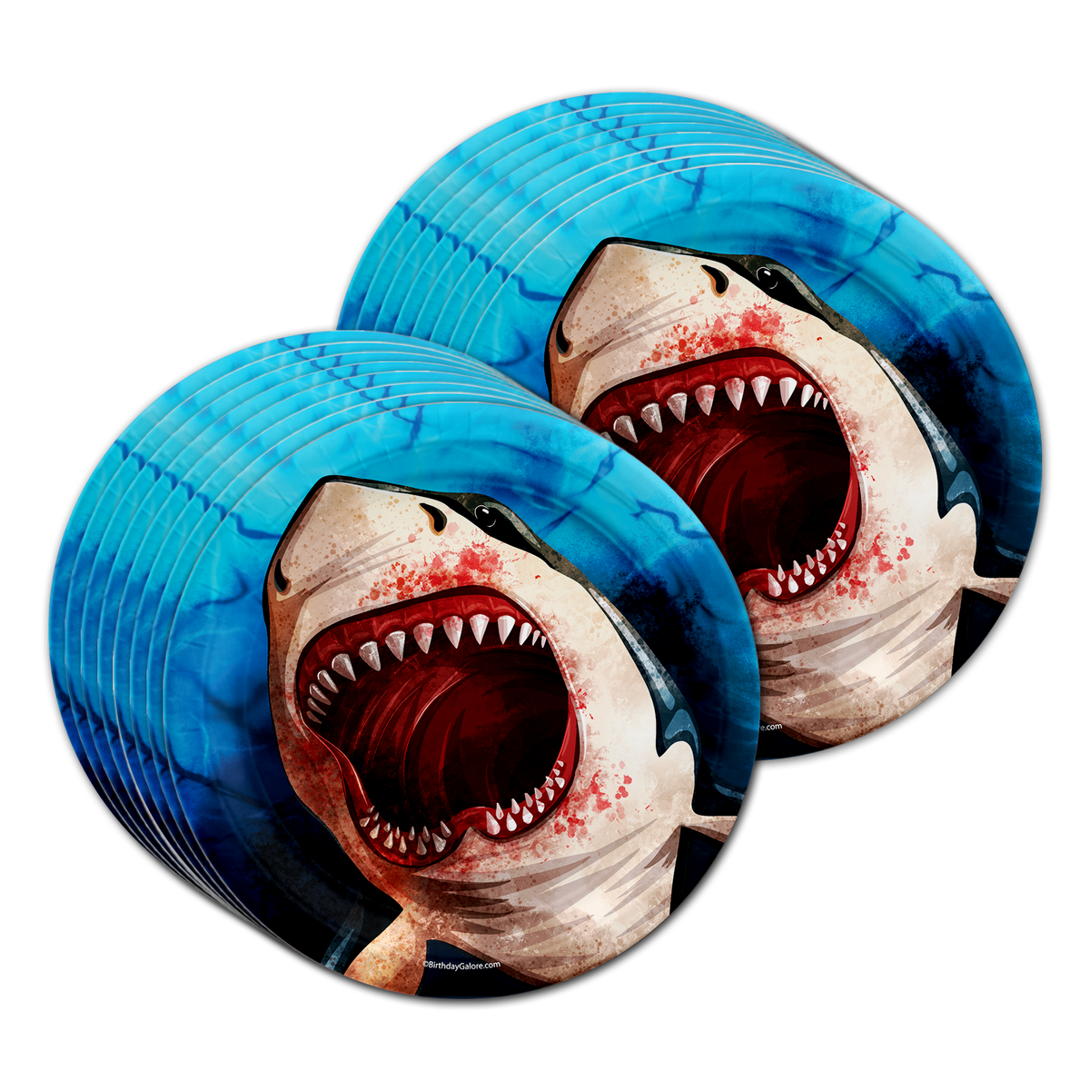Shark Attack! Birthday Party Tableware Kit For 16 Guests