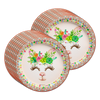 Floral Llama Birthday Party Tableware Kit For 16 Guests