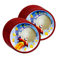 Two The Moon 2nd Birthday Party Tableware Kit For 16 Guests