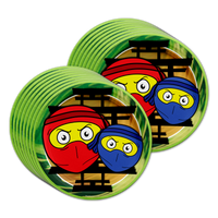 Ninja Master Birthday Party Tableware Kit For 16 Guests - BirthdayGalore.com