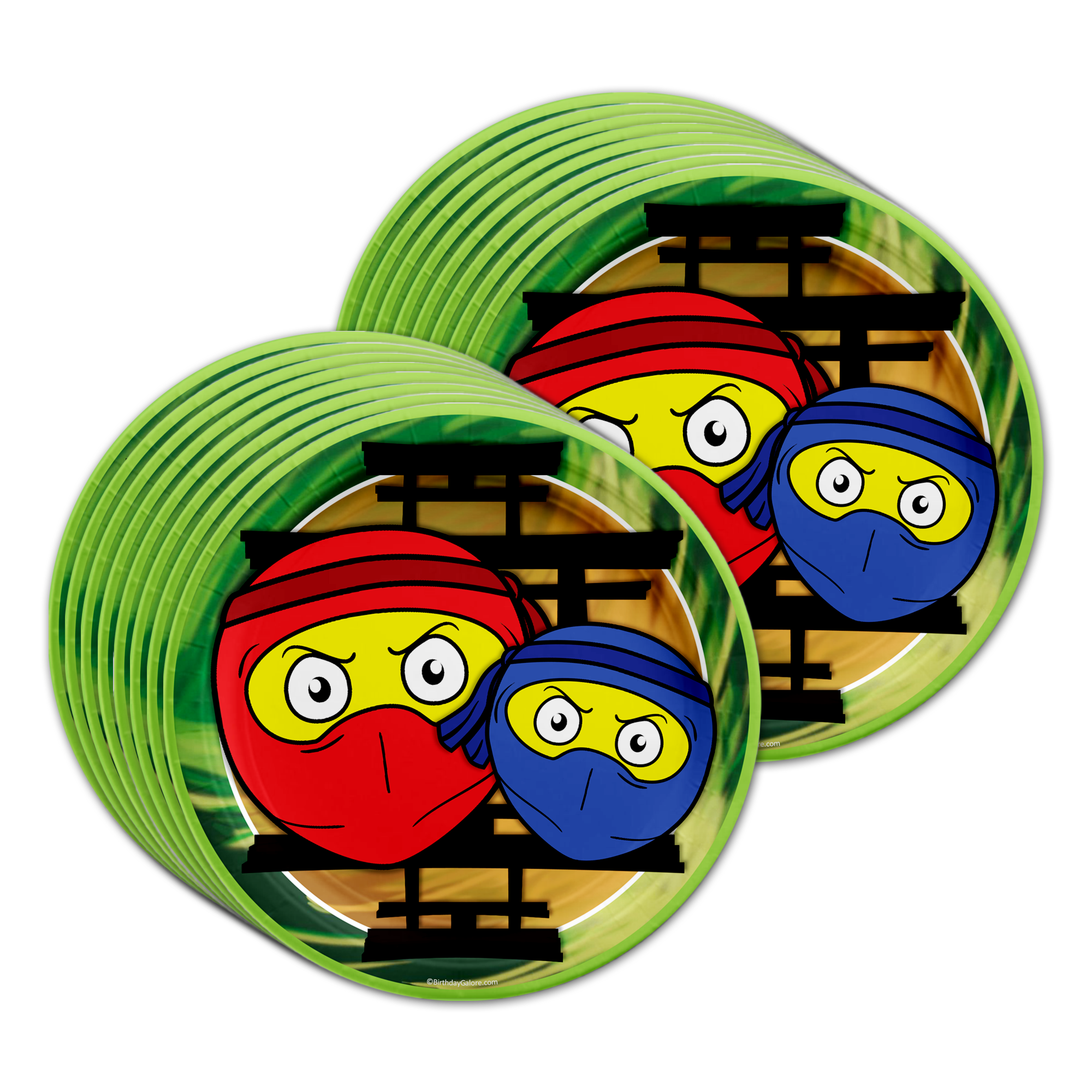 Ninja Master Birthday Party Tableware Kit For 16 Guests - BirthdayGalore.com