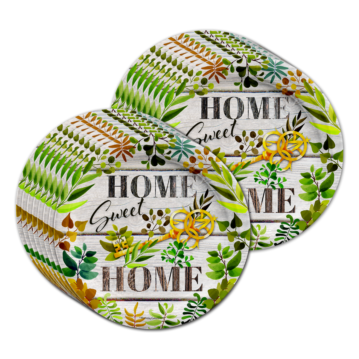 Birthday Galore Housewarming Home Sweet Home Party Tableware Kit For 16 Guests