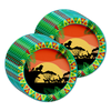 Sunset Safari Animals Birthday Party Tableware Kit For 16 Guests - BirthdayGalore.com