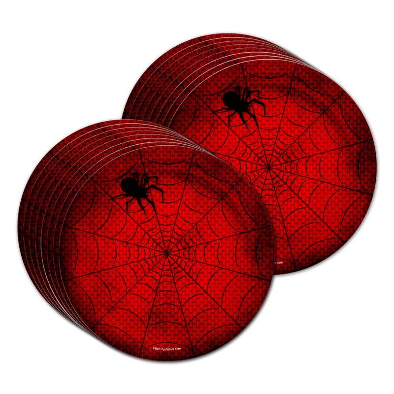 Spiderweb Birthday Party Tableware Kit For 16 Guests