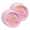 Pink Girl Twinkle Little Star Birthday Party Tableware Kit For 16 Guests - BirthdayGalore.com