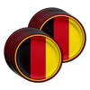 German Flag Birthday Party Tableware Kit For 16 Guests - BirthdayGalore.com