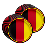 German Flag Birthday Party Tableware Kit For 16 Guests - BirthdayGalore.com