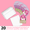 Pink Horse Birthday Party Invitations (20)