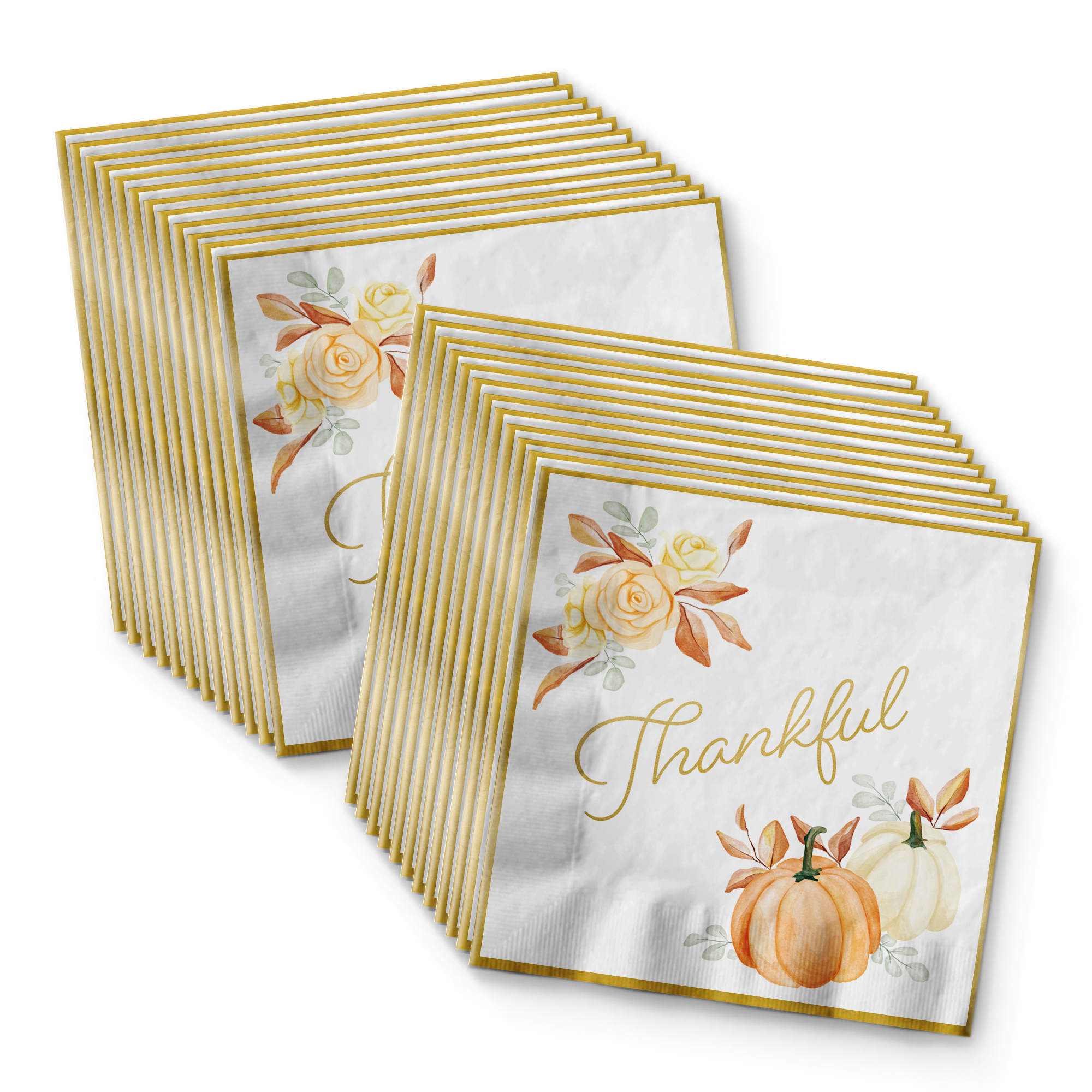 Thanksgiving Holiday Party Tableware Kit For 24 Guests