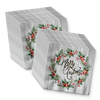Merry Christmas Holiday Party Tableware Kit For 24 Guests