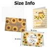 Sunflower Thank You Cards with Envelopes