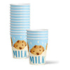 Milk and Cookies Birthday Tableware Kit For 16 Guests