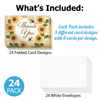 Sunflower Thank You Cards with Envelopes
