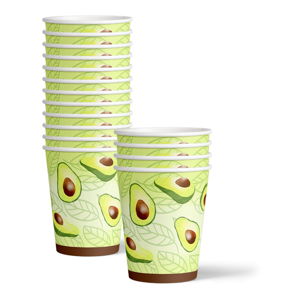 Avocado Birthday Party Tableware Kit For 16 Guests