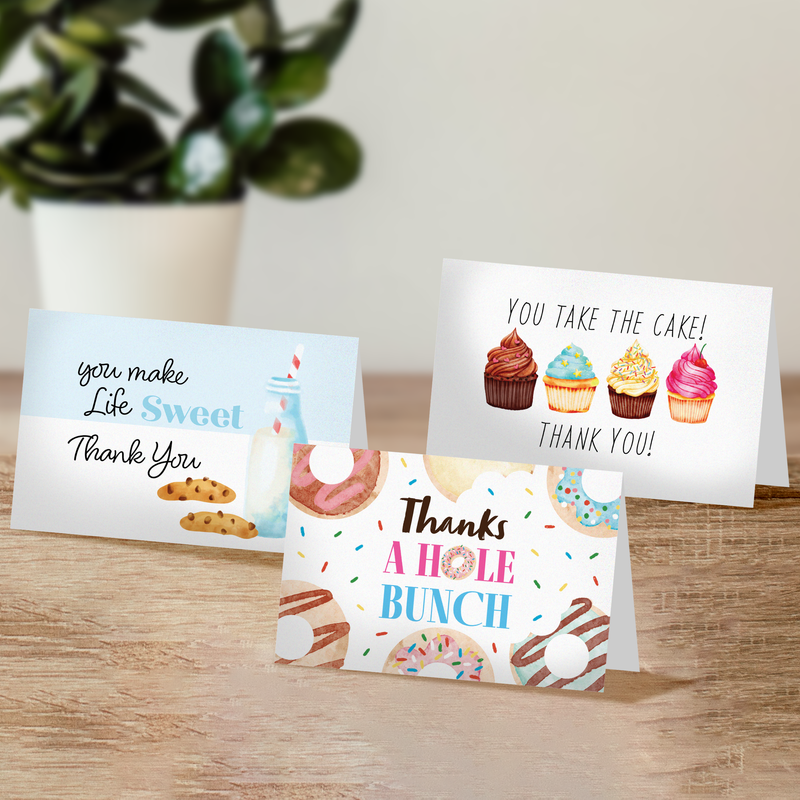 Sweet Treats Thank You Cards with Envelopes