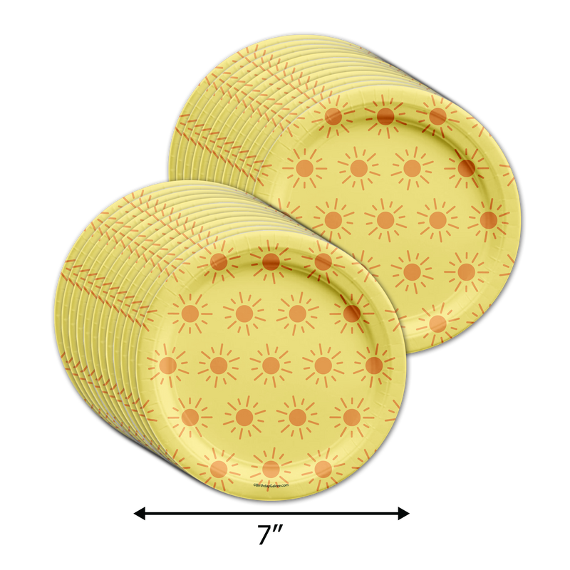 Here Comes the Son Baby Shower Tableware Kit For 24 Guests