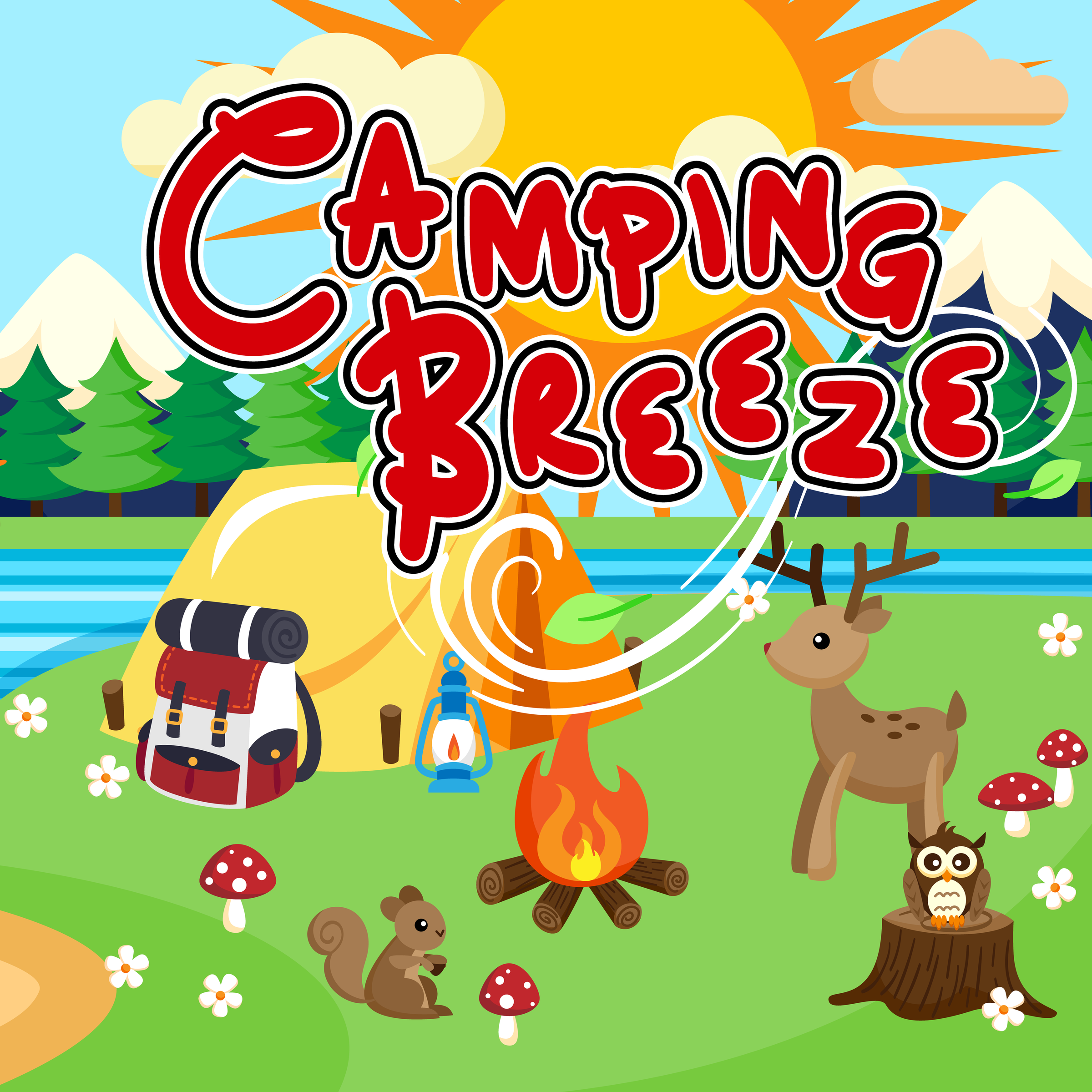 Camping Breeze - BirthdayGalore.com