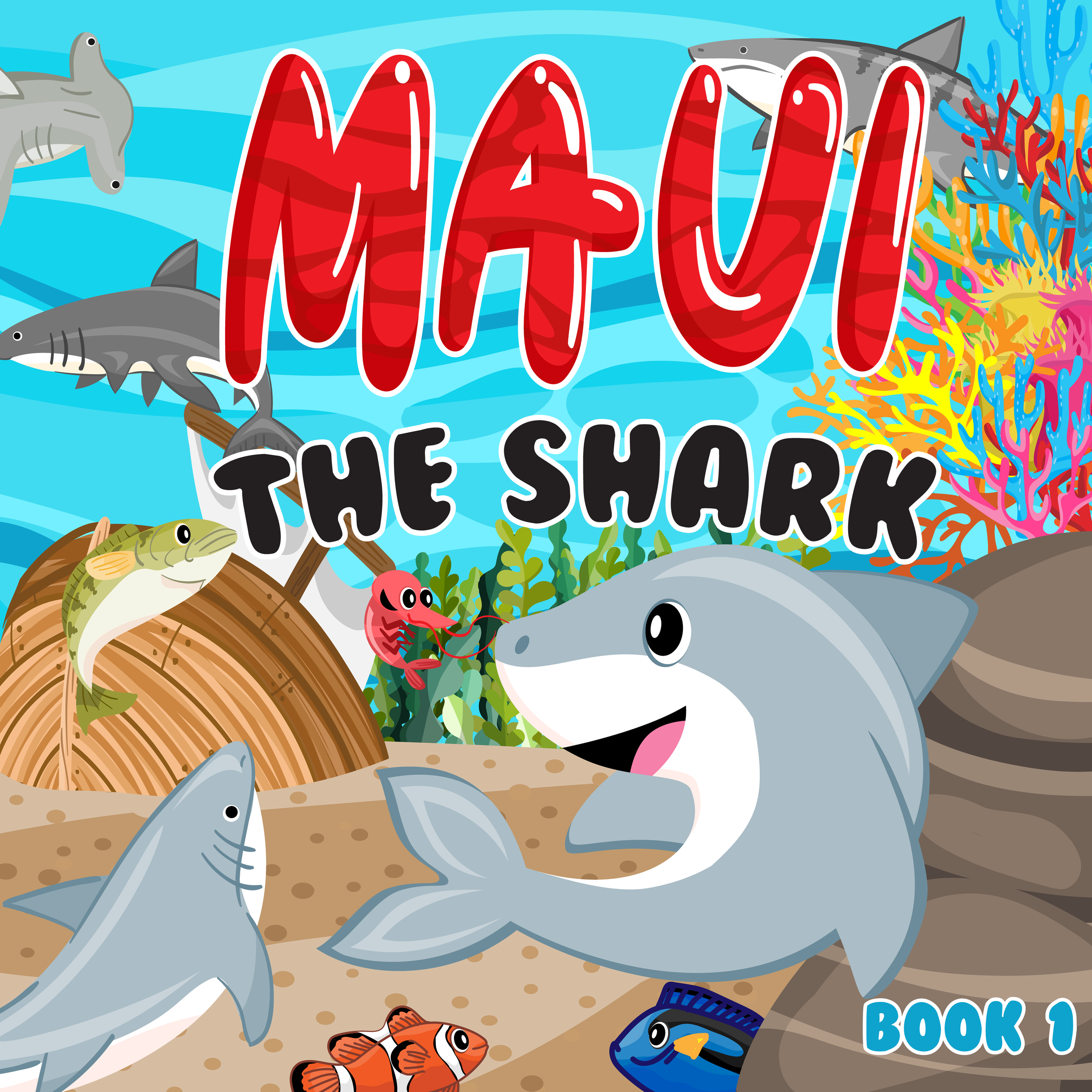 Maui The Shark (Book 1) - BirthdayGalore.com