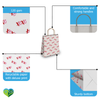 Hearts Kraft Gift Bags (10.5x8x4.5 inches)