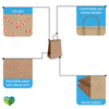 Snowflakes Kraft Gift Bags Mixed Size Set