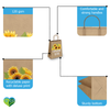 Sunflower Kraft Gift Bags Mixed Size Set
