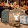 Deer Head Kraft Gift Bags Mixed Size Set